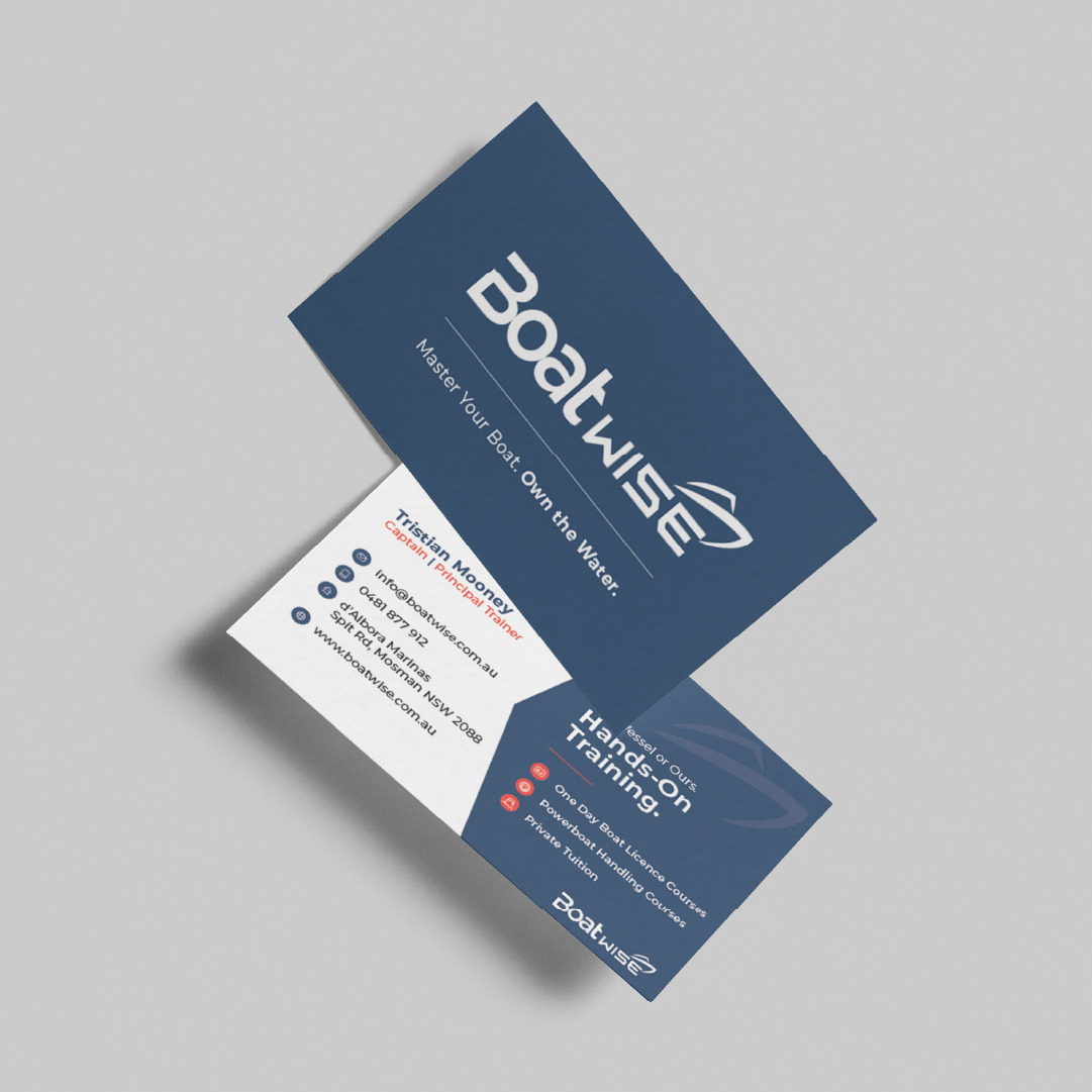 BoatWise business cards