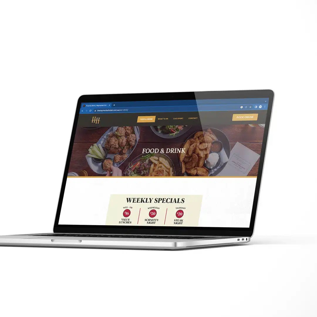 The Haymarket Hotel website, food and drink