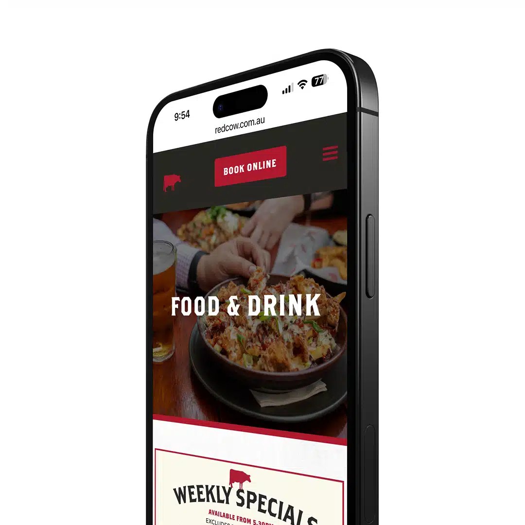 Red Cow Hotel food and drink