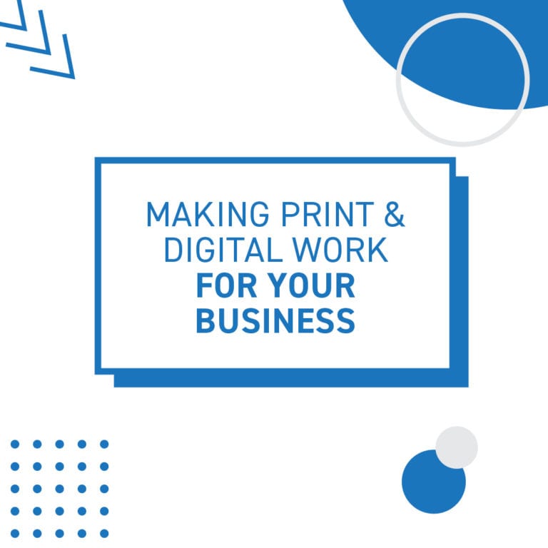 Print and digital collateral tile
