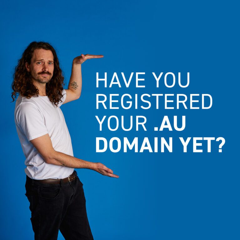 Phil of Simple media asking if you have registered you .au domain name yet?